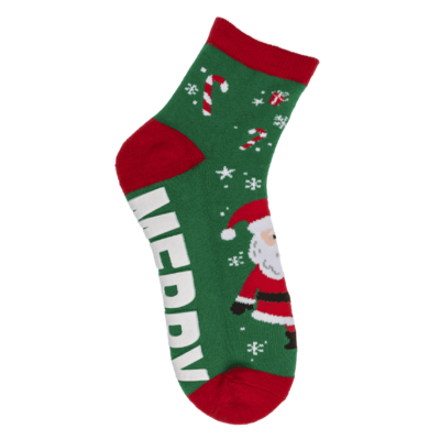 Socken, mit ABS-Sohle, Merry XMas, Einheitsgröße,