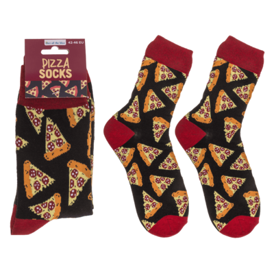 Socken, Pizza, Größe 42-46,