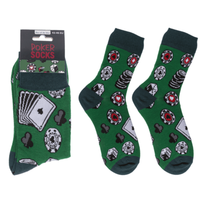 Socken, Poker, Größe 42-46,