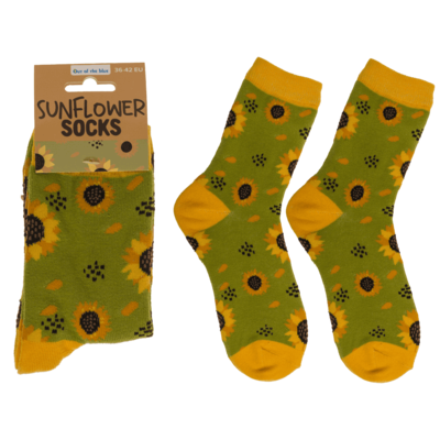 Socken, Sonnenblume, Größe 36-42,