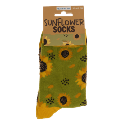 Socken, Sonnenblume, Größe 36-42,