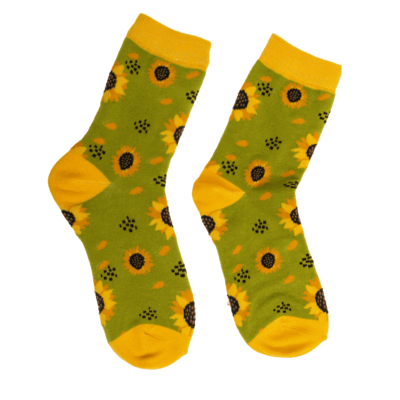 Socken, Sonnenblume, Größe 36-42,