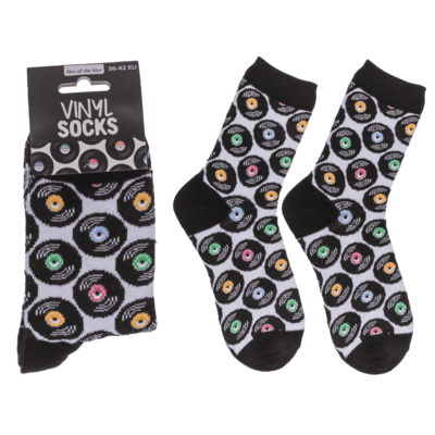 Socken, Vinyl, Größe 36-42,