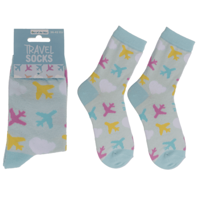 Socks, Airplane/Travel, size 36-42,