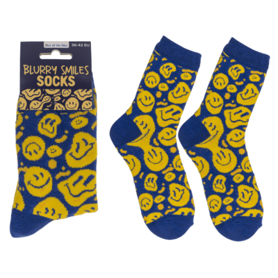 Socks, Blurry Smiles, size 36-42,