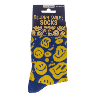 Socks, Blurry Smiles, size 36-42,