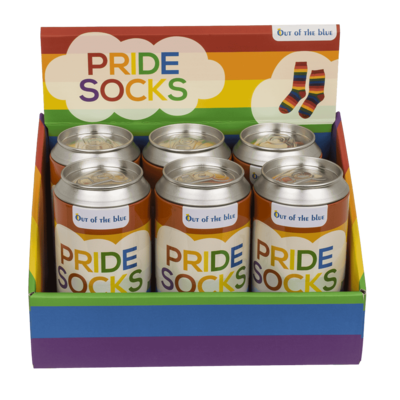Socks, Rainbow, one size, 80% cotton,