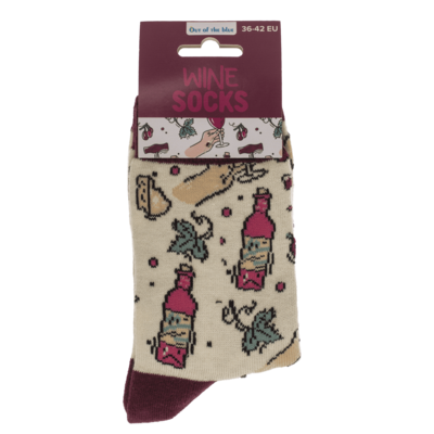 Socks, Wine, size 36-42,