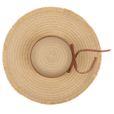 Sombrero de paja con lazo, Elegante Chic,