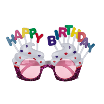 Spaßbrille, Happy Birthday,