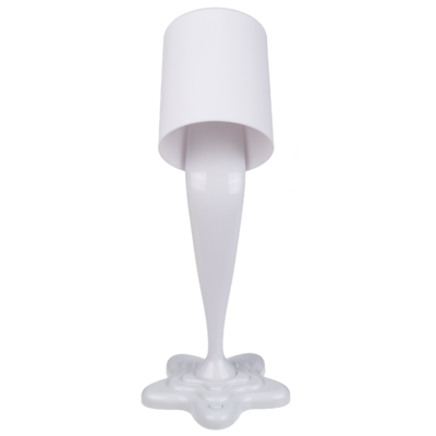 Spilt Paint Desktop Lamp, white,