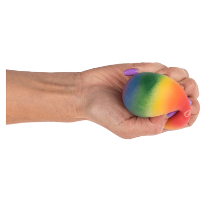 Squeeze anti stress ball, Rainbow,