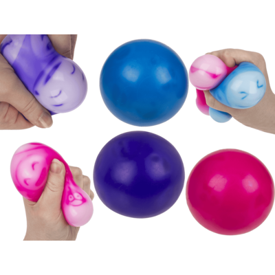 Squeeze Ball, Funny Faces, 6 cm,