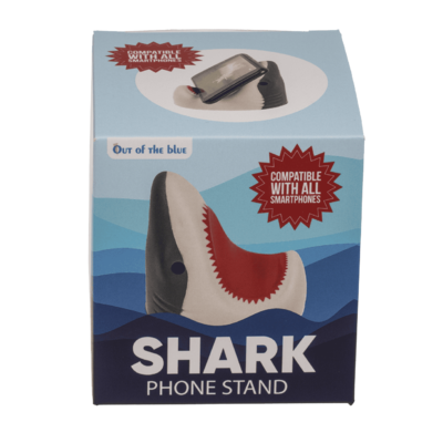 Squeeze phone stand, Shark, 8,5 cm,