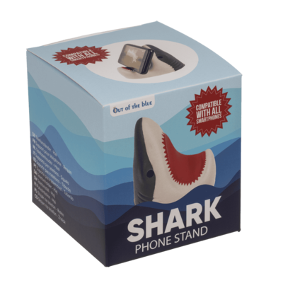 Squeeze phone stand, Shark, 8,5 cm,