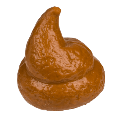 Squeeze-Poop, ca. 7 x 6 cm,