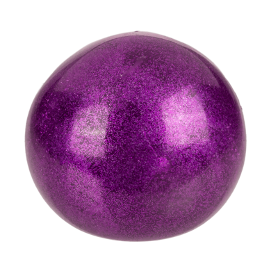 Squeeze-Wasserball mit Glitzer, ca. 7 cm,
