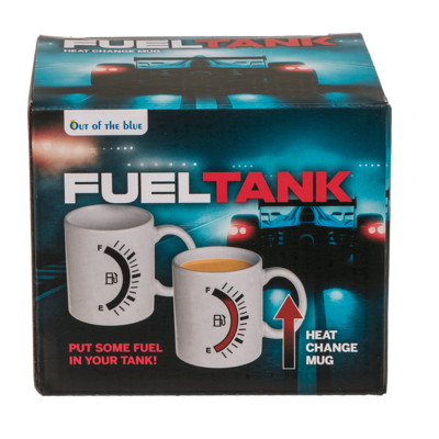 Stoneware mug, Fuel Tank Gauge,