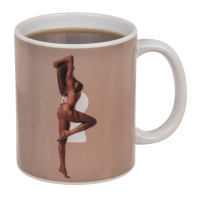 Stoneware Mug, Stripper Girl,