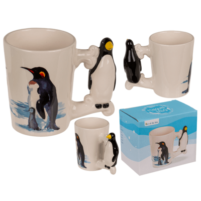Stoneware mug,Penguin,11 x 8,5 cm,300 ml,