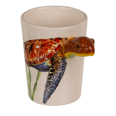 Stoneware mug,Turtle,11 x 8,5 cm,300 ml,