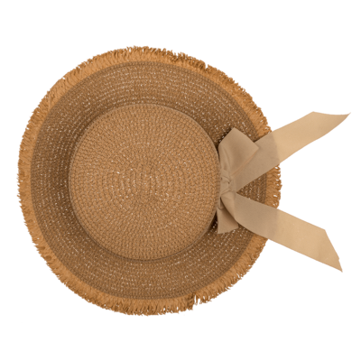 Straw Hat with ribbon. basic chic,