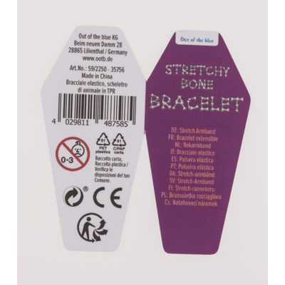 Stretch-Armband, Skelett,