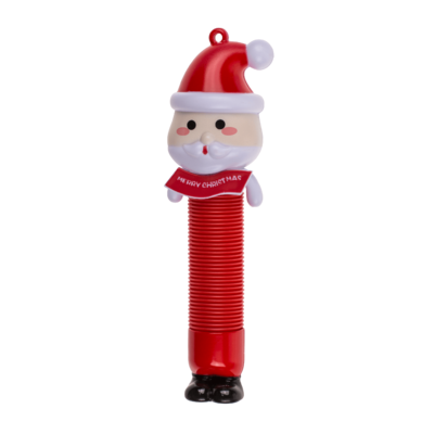 Stretch tube, Santa, with LED, incl. 3 x LR41