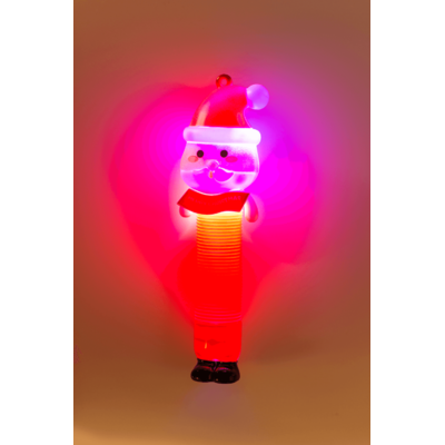 Stretch tube, Santa, with LED, incl. 3 x LR41