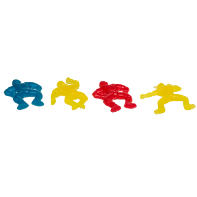 Stretchy Wrestlers, approx. 6 x 7 cm,