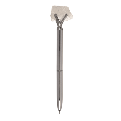 Stylo à bille avec pierre précieuse, Cristaux de