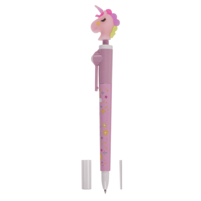 Stylo, Licorne tournante, environ 19 cm,