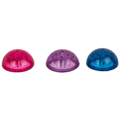 Super Popper, Jelly Dome, with glitter effect,