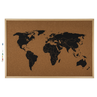 Tablero, Mapa del mundo,