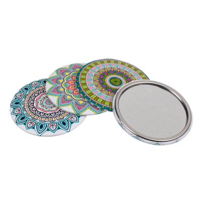 Taschenspiegel, Mandala, ca. 7 cm,