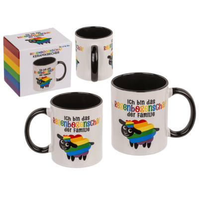 Taza, Oveja Arco Iris, Gres,