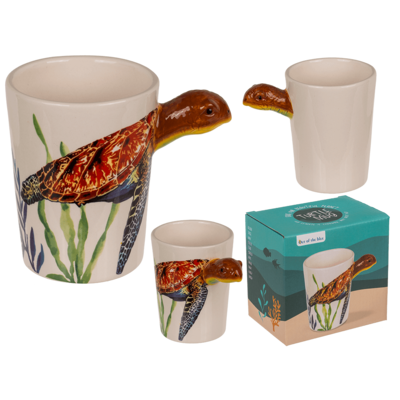 Taza, tortuga, aprox. 11 x 8,5 cm, aprox. 300 ml,