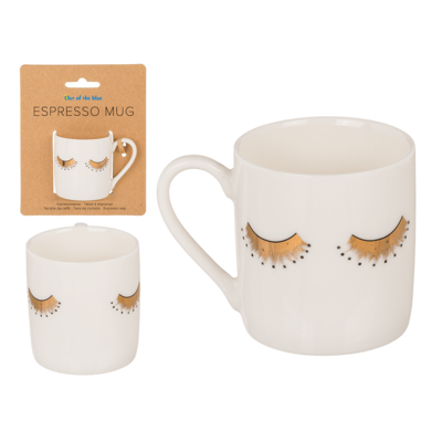 Taza de café expreso, Pestañas,