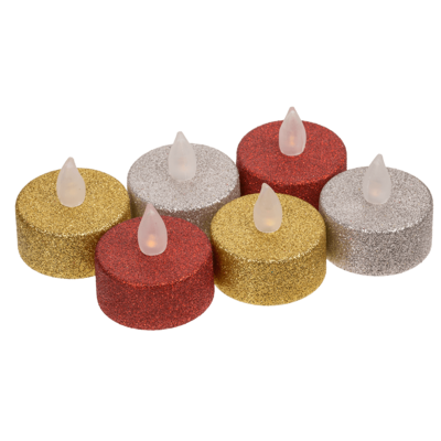 Tealight with warm white LED, Glamour,