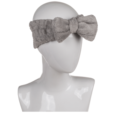 Textil-Haarband, Flauschige Schleife,