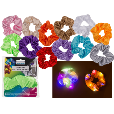 Textile Hair Ribbon, Scrunchie with LED