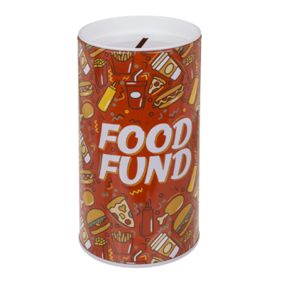 Tin Metal Money Bank, Fast Food,