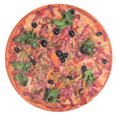 Tischset, Pizza, D: ca. 38 cm,