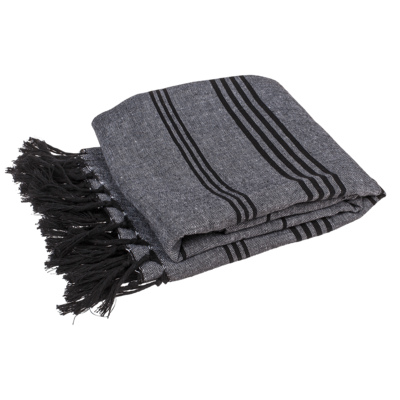 Tissu de bain Fouta hamam blanche/noire (pour