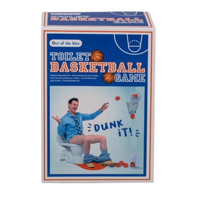 Toilet basketball set, set of 7,