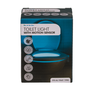Toilet Bowl LED-Light, with motion sensor,