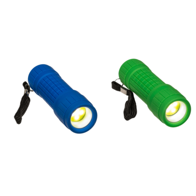 Torcia in ABS con LED COB, circa 10 cm