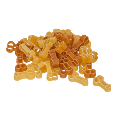 Two coloured durum wheat pasta with pepper, Penis,