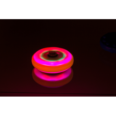 Ufo Popper Spinner, con LED (batterie incluse)
