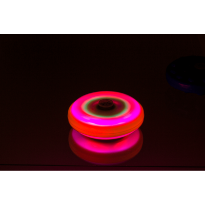 Ufo Popper Spinner, con LED (batterie incluse)
